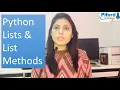 L-2 List in Python and List Methods Python for Data Science