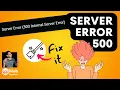 Server Error 500 - WordPress Elementor