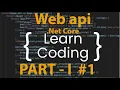 How to crate web api in visual studio dot net core step by step