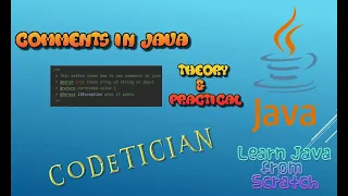 Tutorial 4 - Comments How to Add Comments in Java Different types of Comments in Java