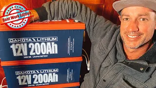 Lithium installation on a Sail Boat | Episode 26 | LOTS of boat work