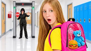 Nastya und ihre Freunde machen sich für die Party bereit