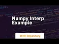 numpy interp example