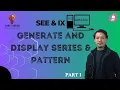 Generate Display Series and Pattern SEE IX QBasic Modular Programming Part I Sushan Hada