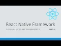React Native Tutorial 4 Button and TouchableOpacity beginners HINDI