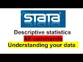 Descriptive Statistics all Commands in STATA Road to P