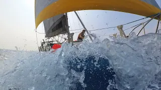 4 day solo passage to the Greek town of Vasiliki 🇬🇷 & sailing cats with ​⁠@JoyriderTV