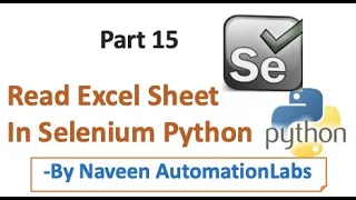 Read Excel Sheet - Data Driven Approach in Selenium Python