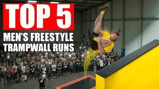 Top 5 Men's Freestyle Trampwall Runs