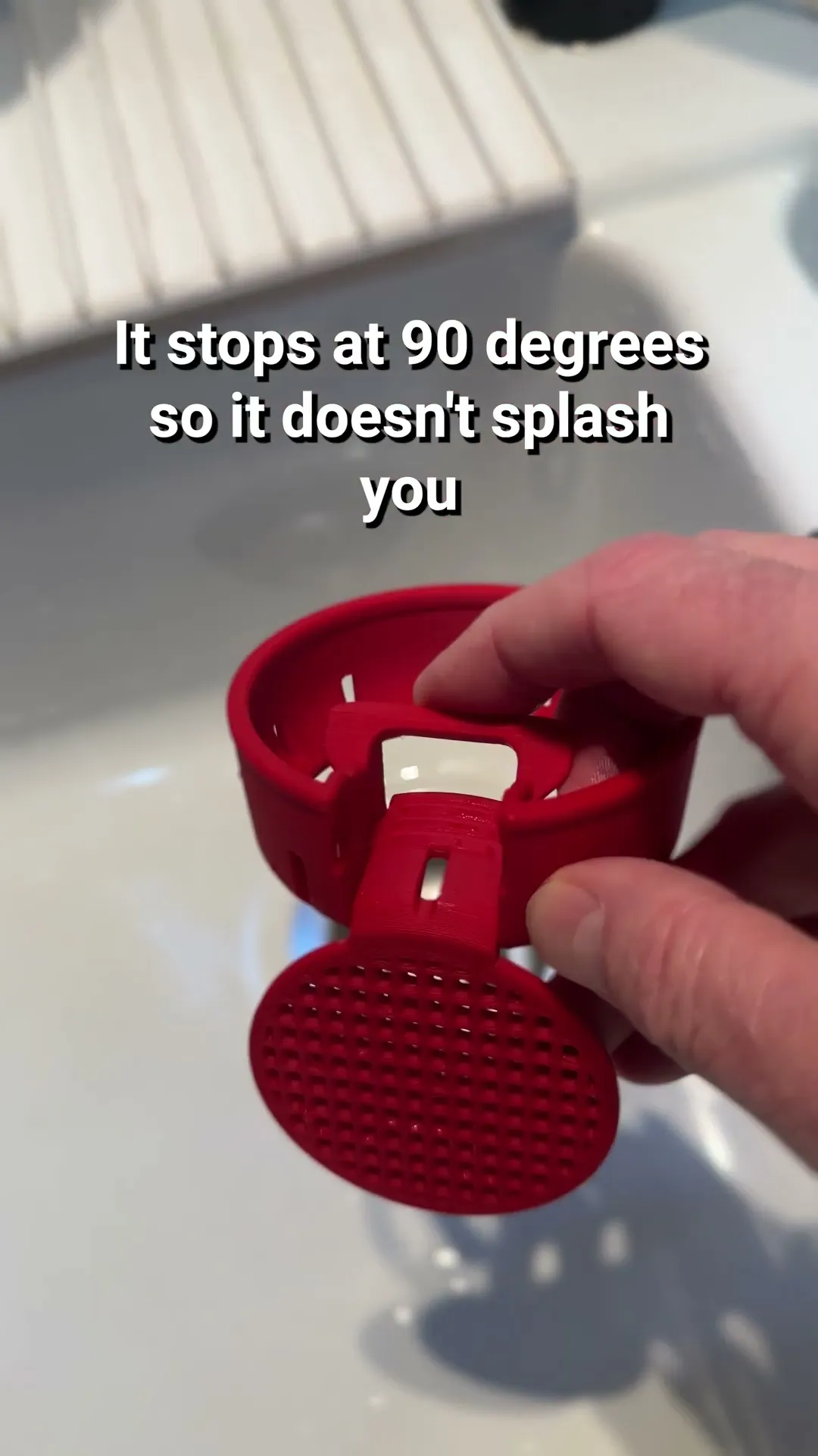 Drainer – Pop-Open Drain Strainer Version 2.0