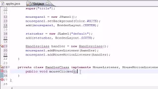 Java Programming Tutorial 75 MouseListener interface YouTube