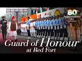 PM Modi inspects the Guard of Honour at Red Fort on 80th Independence Day 2026