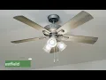 How to Install the Hunter Crestfield Ceiling Fan
