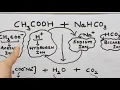 Part 1 Molecular Equation for the reaction of Vinegar with Baking Soda