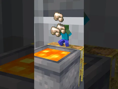 あなたの溶鉱炉にもきっと彼はいるハズです。I'm sure he's in your blast furnace, too. #minecraft
