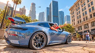 FUI NA CIDADE DO GTA RP COM MEU PORSCHE GT3