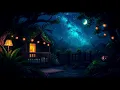 Baby Sleep Music | 60 BPM Gentle Lullaby with Rain & Womb Sounds | Jungle Cabin, Milky Way | 8 Hours