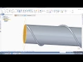 Use of helix in solid edge