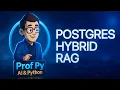 PostgreSQL pgvector Hybrid Search Full-Text Vectors for RAG in Python