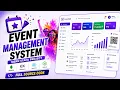 Event Management System in MERN Stack Full Stack Event Booking App React Node