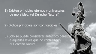 El Derecho Natural o Iusnaturalismo