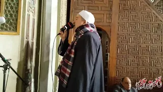 الشيخ طه النعماني   أذان الجمعة   مسجد عمرو بن العاص رضي الله عنه بمدينة القاهرة   ٢٠١٩ ٢ ٨ دندنها
