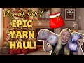 Vlogmas Day 7: Huge Yarn Haul + Exclusive Bargains from a Secret Warehouse in Leicester! 🧶🎁