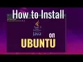 How to Install Java on Ubuntu