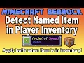 Check Player Inventories for Named Items Kind Of Buff Players Who Have Certain Items