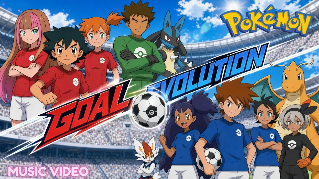 Epic Pokémon Football Music Video 🏆 "GOAL EVOLUTION" (Fan Animation AMV) | ELEXYA