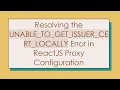 Resolving the UNABLE - TO
