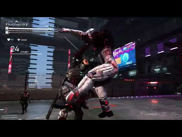 Gameplay trailer ENENRA: DΔEMON CORE - new cyberpunk action game that evokes Metal Gear Rising