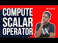 Compute Scalar Operator and Stream Aggregate in SQL Server