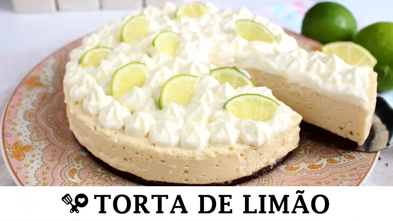 COMO FAZER UMA TORTA DE LIMÃO!! - RÁPIDO E FÁCIL. 