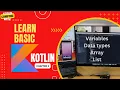 Array and List KOTLIN WITH COMPOSE