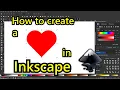 How to create a heart in Inkscape