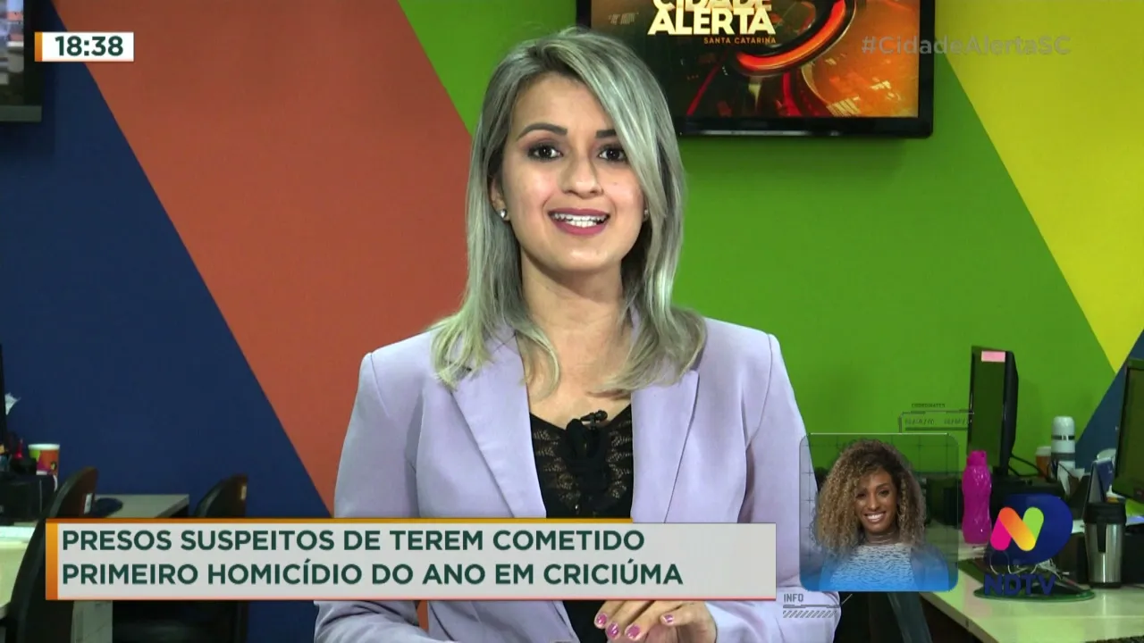 Presos suspeitos de terem cometido primeiro homicídio do ano em Criciúma