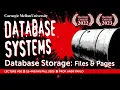 - Database Storage Files Pages Tuples CMU Intro to Database Systems