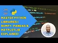 Python External Libraries NumPy Pandas and Matplotlib for Data Analysis
