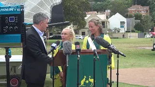 Ian Chesterman Australian Olympic Team Chef de Mission introduces new  Aust Sailing Team Members