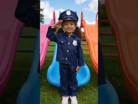 💙🩺 Cool Color Crew: Happy DressUp Surprise! 🩰✨ #Shorts #CreativeKids