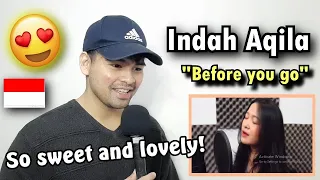 singer reacts to indah aqila 