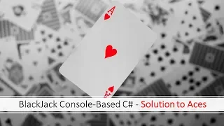 BlackJack Console-Based C - Solution to Aces