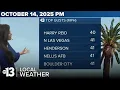 Sunny Cool with Less Wind Tomorrow