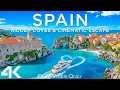 Lagu Spain 4K 🇪🇸 Stunning Mediterranean Beaches \u0026 Crystal Waters with Deep House Chill