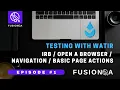 Lagu FusionQA | Episode 1 of Testing with Watir | IRB / Open a Browser / Navigation / Basic Page Actions
