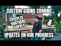 Episode 09 - Our custom siding has arrived and we give an update on our progress