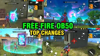 Free Fire Top New Changes in OB50 Advance Server| free fire new Update | Ff New Update