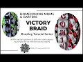 Victory Braid Tutorial How to Make the Homecoming Mum Victory Braid A Great Beginner Braid