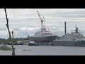 USS MINNEAPOLIS ST PAUL LCS 21 LAUNCHING 19